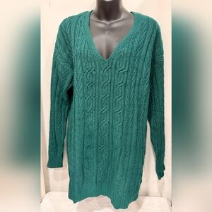 Lane Bryant Long Sleeve Green Women's Sweater/Size 14-16 (XL) /  NWT